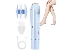 Women’s Electric Shaver - Waterproof Double Head Groomer with 400mAh Rechargeable Battery | Portable Hair Trimmer for Legs, Arms, Underarms, Pubic Skin | Travel-Friendly Beauty Razor