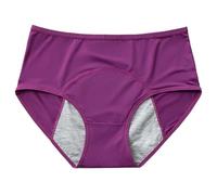 Women’s Leakproof Underwear - Reusable Incontinence Panties with 3-Layer Protection | Comfortable High-Coverage Briefs for Everyday Wear & Sleep (Purple,M)