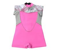 Women ' s Long Sleeve Wetsuit | Neoprene Elastic Thermal Swimsuit for Swimming/Surfing/Diving | Full Body Protection, Smooth Stitching, Back Zipper (L)