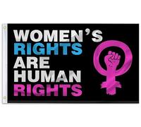 Women’s Rights Are Human Right 3X5Ft Flags With Grommets,My Body My Choice Protect Women Health Indoor Outdoor Flags & Banners Sign for Parade