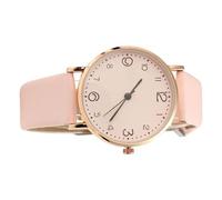 Women’s Watch, Ladies Wrist Timepiece, Comfortable Stylish Strap Watch, Trendy Fashion Accessory, Reliable Daily Wear for Business, Travel, Home, School, Outdoor Use, Color Black, White and Pink