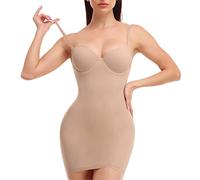 Women Seamless Bodysuit Built-in Bra Shapewear Tummy Control Slips Waist Trainer Full Body Shaper Slimming