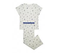Women' Secret Pyjama bleu / bleu foncé / vert / blanc, Taille L