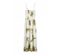 Women' Secret Robe d’été crème / marron / vert clair / vert foncé, Taille 44