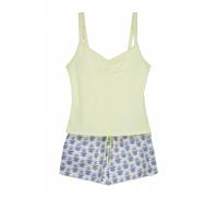 Women' Secret Shorty crème / beige clair / bleu clair / jaune clair, Taille L