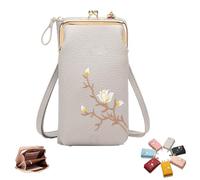 Women Sling Cross, Sling Bags for Women Crossbody Travel, Includes a Phone Holder and Credit Card Slot to Prevent Loss (Gray)
