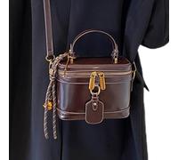 Women Square Box Purse, Tote Bag PU Leather, Fashionable Large Capacity Shoulder Bag for Cosmetics, Cell Phone, Keys, Versatile Offering for Birthday, Mothers Day