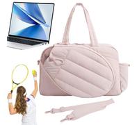 Women Tennis Sports Bag, Stylish Gym Organizer, Weekend Overnight Tote with Spacious Design, Lightweight Travel Gear Bag for Court, Commuting Fitness Accessories for Travel and Exercise