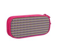 WOmeng Trousse à crayons avec imprimé drapeau français pour l'école, le bureau, les stylos, les crayons, les fournitures scolaires, rose, Taille unique, Ensemble cartable