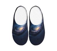 WOmeng Univers Voie Lactée Galaxy Imprimé Adulte TPR Pantoufles Doux Intérieur Maison Printemps Pantoufles Voyage Maison Confort Chaussures