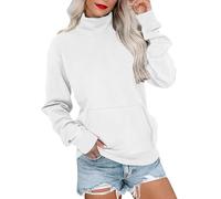 Women's 2026 Mock Neck Sweatshirt Long Sleeve Pullover with Pocket Casual Fall Clothing