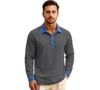 Women's 2026 Summer Linen V Neck Roll-Up 3/4 Sleeve Loose Button Down Blouse with Lapel for Beach and Casual Wear