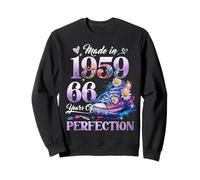 Womens 66th Birthday Floral Made in 1959 Gifts 66 Years Old Sweatshirt