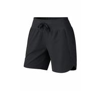 Women's Active 7 Inseam Athletic Long Running High Wasistband Shorts, Fast-Drying Lightweight Shorts with Zipper Pocket (Black,Grand)