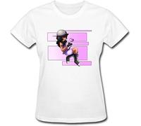 Women's Aphmau Gaming Love Art T Shirt White Manches Courtes(Large)