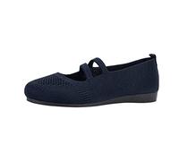 Women's Ballerinas Small Heel - Comfortable Wide Feet Flat Knit Slipper, Soft Loafers and Wedge Shoes, Perfect for Dancing and Everyday Comfort