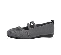 Women's Ballerinas Small Heel - Comfortable Wide Feet Flat Knit Slipper, Soft Loafers and Wedge Shoes, Perfect for Dancing and Everyday Comfort