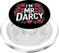 Womens Bookish Valentines Day I'm Mr Darcy is My Valentine PopSockets PopGrip pour MagSafe