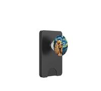 Women's Buff American Cocker Spaniel Starry Night Dog Art PopSockets PopWallet pour MagSafe