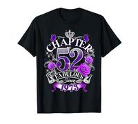 Womens Chapter 52 Fabulous Since 1973 52nd Birthday Queen T-Shirt