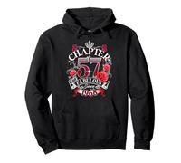 Womens Chapter 57 Fabulous Since 1968 57th Birthday Queen Sweat à Capuche