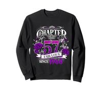 Womens Chapter 57 Fabulous Since 1968 57th Birthday Queen Sweatshirt