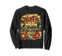 Womens Chapter 59 Mom Fabulous Since 1967 59th Birthday Sweatshirt