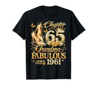 Womens Chapter 65 Fabulous Since 1961 65th Birthday Grandma T-Shirt
