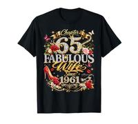 Womens Chapter 65 Fabulous Since 1961 65th Birthday Wife T-Shirt
