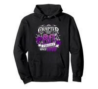 Womens Chapter 80 Fabulous Since 1945 80th Birthday Queen Sweat à Capuche