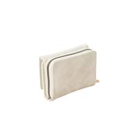 Women's Compact Short Wallet - Élégant PU Leather Card Holder for Work & Business, blanc, Taglia Unica