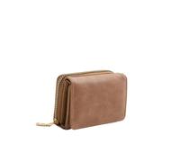 Women's Compact Short Wallet - Élégant PU Leather Card Holder for Work & Business, Dark Khaki, Taglia Unica