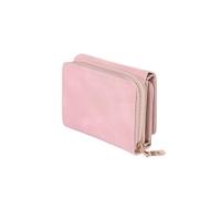 Women's Compact Short Wallet - Élégant PU Leather Card Holder for Work & Business, rose, Taglia Unica