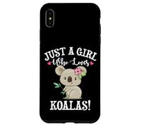 Womens Cute Cartoon Funny Girl Who Loves Koala Bears Lover Coque pour iPhone XS Max