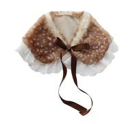 Womens Deer Costume Accessories - Furry Deer Accessoriess Soft Dress Up Winter | Halloween Cosplay Accessories | Deers Dress Up Props For Masquerade Holiday Party Festival Celebration Stage Show