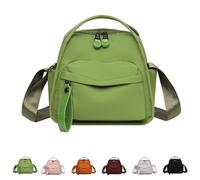 Women's Elegant Solid Color Shoulder Bag, Outdoor Shoulders Bags for Women 2025, Casual Front Pocket Handbag (Green)