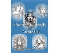 Women's Faces With Flowing Hair Little Coloring Book