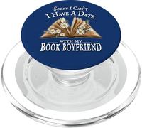 Womens Fantasy Romantasy Book Lover Date with Book Boyfriend PopSockets PopGrip pour MagSafe