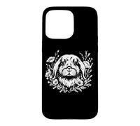 Womens Flowers Floral Mini Holland Lop Bunny Rabbit Lover Coque pour iPhone 15 Pro Max