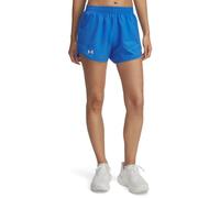Under Armour Femme UA Fly by 3'' Shorts, Bleu Atlantis/Bleu Atlantis/Réfléchissant, XL EU