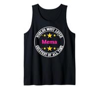 Women's Funny Worlds Most Loved Mema - Grandmother Débardeur