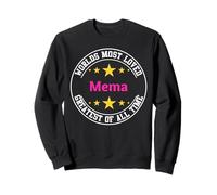 Women's Funny Worlds Most Loved Mema - Grandmother Sweatshirt