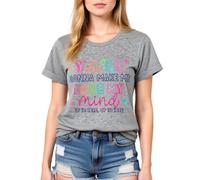 Women's Funny Ya'll Gonna Make Me Lose My Mind Graphic Tee Light Blue Cotton Crew Neck Short Sleeve Casual Summer Top for Girls Ladies Trendy Y2K Style Shirt