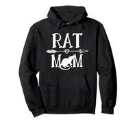 Womens Girls Cute Funny Boho Arrow Heart Pet Rat Mom Lover Sweat à Capuche