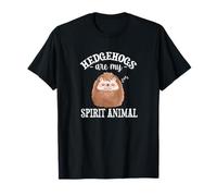 Womens Girls Cute Funny Kawaii Spirit Animal Hedgehog Lover T-Shirt