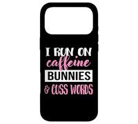 Womens Girls I Run on Bunnies & Caffeine Bunny Lover Coque pour iPhone 17 Pro Max