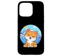 Womens Girls Kawaii Japanese Sakura Cherry Blossom Shiba Inu Coque pour iPhone 15 Pro Max