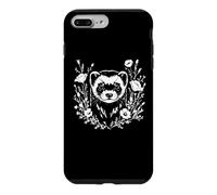 Womens Girls Kid Aesthetic Wildflower Botanical Ferret Lover Coque pour iPhone 7 Plus/8 Plus