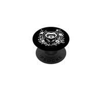 Womens Girls Kid Aesthetic Wildflower Botanical Ferret Lover PopSockets PopGrip Adhésif