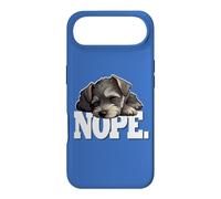 Womens Girls Kid Sleeping Nap Nope Miniature Schnauzer Lover Coque pour iPhone Air